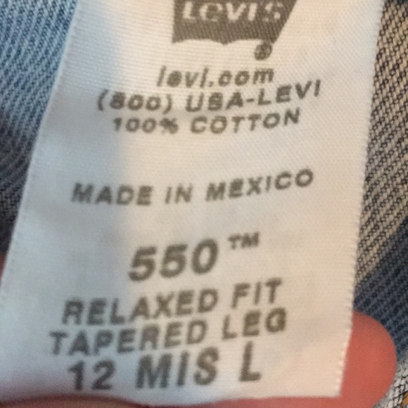 90’s VINTAGE Levi’s 550 classic relaxed jeans 12 - Picture 7 of 9